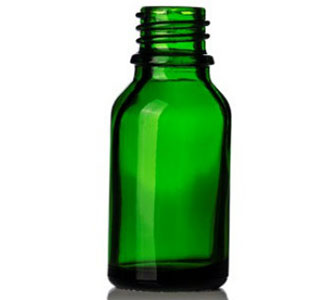 Γυάλινο Μπουκαλάκι Πράσινο 10ml με Στόμιο PP18